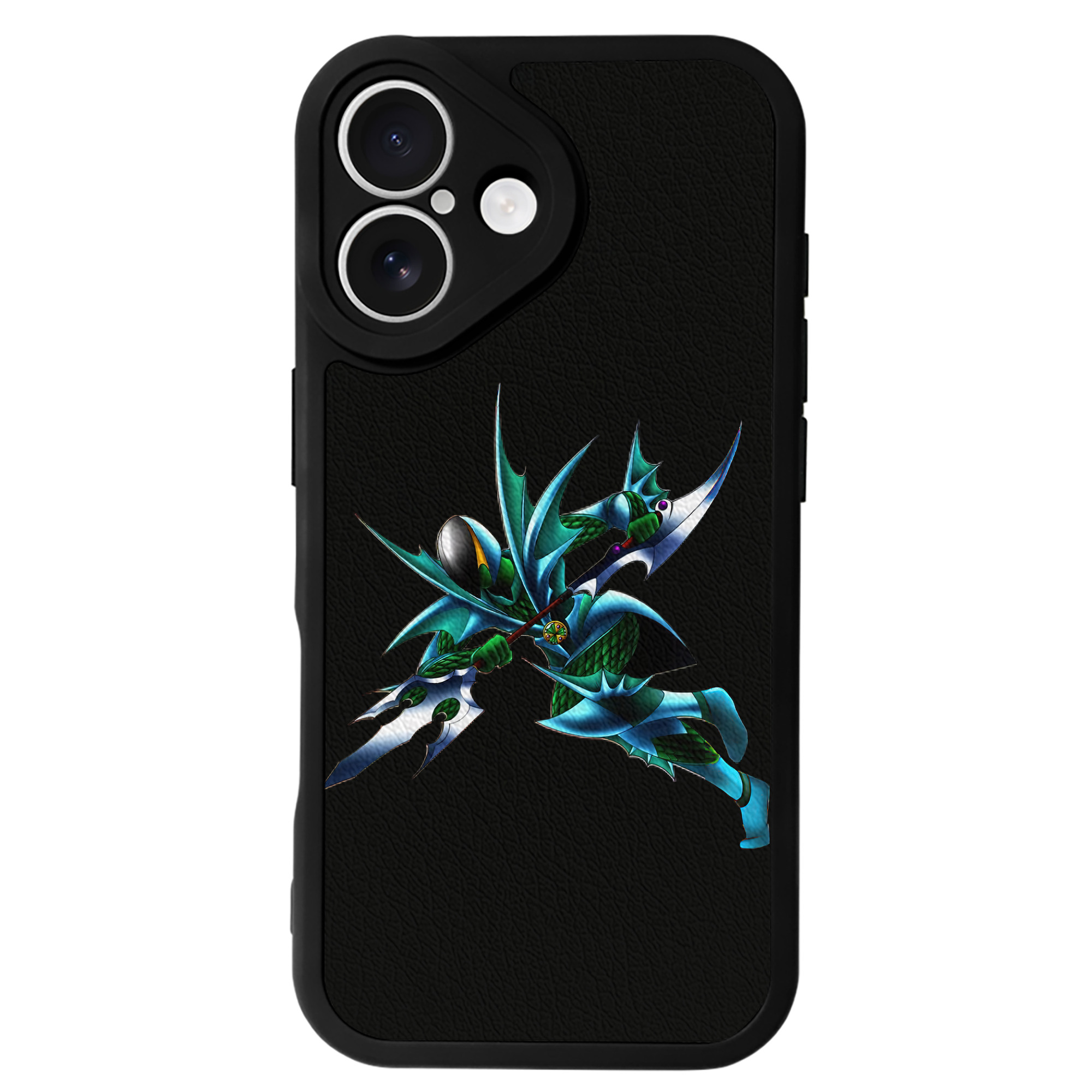 （画像用） 遊☆戯☆王 Yu-Gi-Oh! 【iPhone 16シリーズ対応】シリコンスマホケース（レザー調） 材質：シリコン